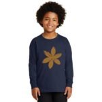 Comverses Boy’s Gold Lily Black Full Sleeve Shirt