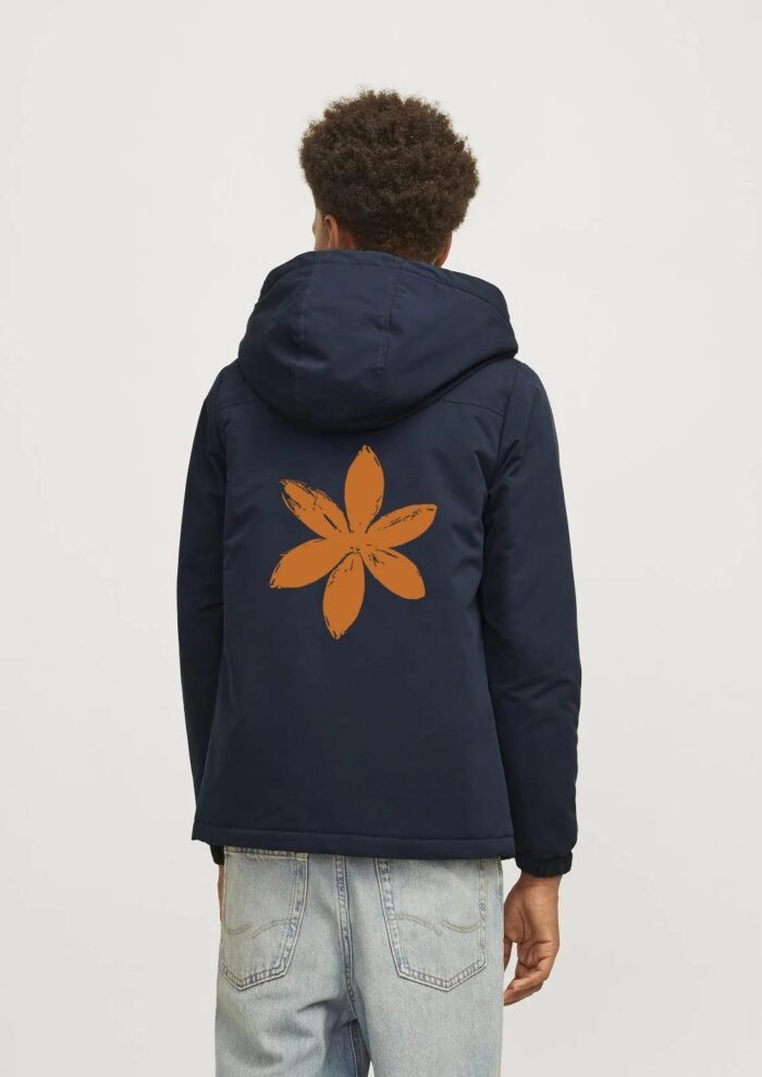 Comverses Men’s Orange Lily Removable Hood Parka