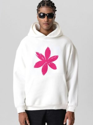 Comverses Men Pink Lily Hoodie