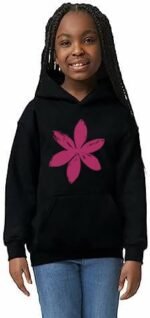 Comverses Pink Girls Lily Black Hoodie