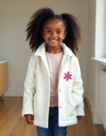 Comverses Girls Pink Purple Lily Parka