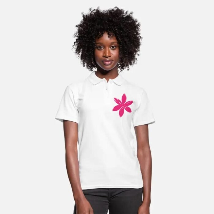 Comverses Light Pink Girls Lily Flower White Short Sleeves