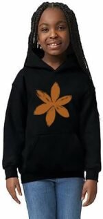 Comverses Orange Girls Lily Black Hoodie