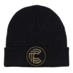 Comverses Logo Design Black Beanie