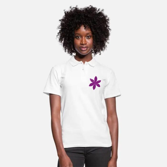 Comverses Light Purple Girls Lily Flower White Short Sleeves