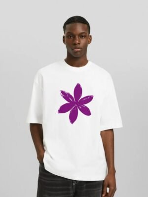 Comverses Men’s Light Purple Lily White T-shirt