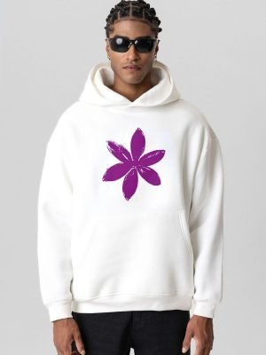 Comverses Men Purple Lily Hoodie