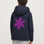 Comverses Men’s Light Purple Lily Removable Hood Parka