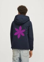 Comverses Men’s Light Purple Lily Removable Hood Parka