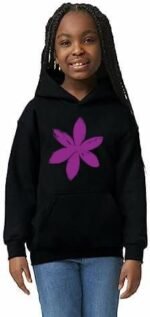 Comverses Light Purple Girls Lily Black Hoodie