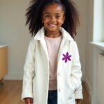 Comverses Girls Purple Lily Parka