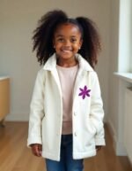 Comverses Girls Purple Lily Parka