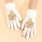 Comverses Gold Royal Crest Gloves