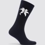 Comverses Giant Lily Black Socks