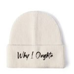 Comverses Why I Oughta Text Design Beanie
