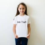 Comverses Kids Why I Oughta Text Design with White T Shirt