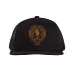 Comverses Women Crest Design Black Hat