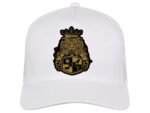 Comverses Gold Royal Crest Design White Hat
