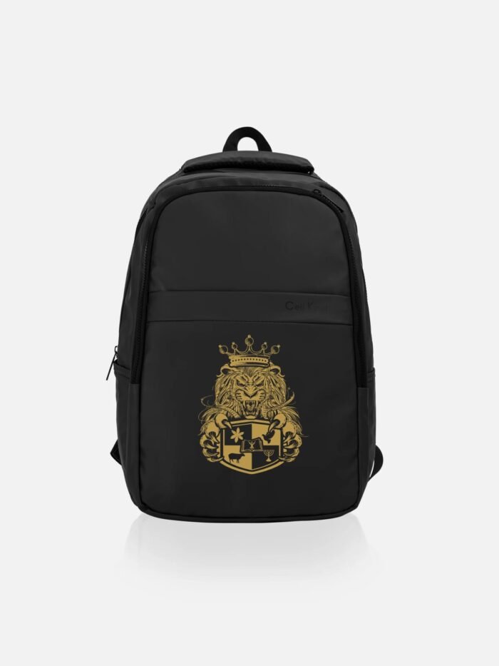 Comverses Royal Crest Design Black Backpack