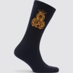 Comverses Orange Royal Crest Socks