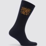 Comverses Crest Black Socks