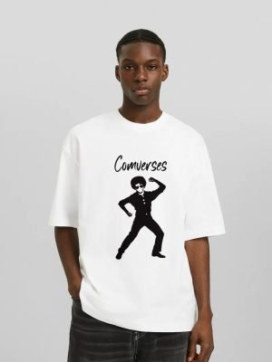 Comverses Mens with Comverses Design White T Shirt
