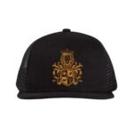 Comverses Orange Royal Crest Black Hat