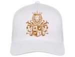 Comverses Orange Royal Crest White Hat