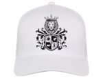 Comverses Black Royal Crest White Hat