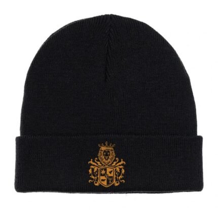 Comverses Royal Crest Black Beanie