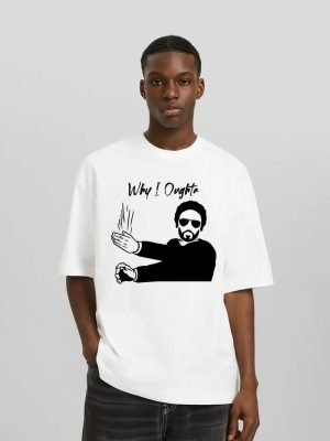 Comverses Men's Why I Oughta Text Design with White T Shirt Design